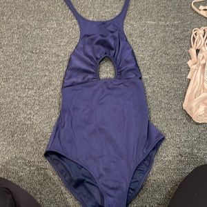 BRAND NEW MAXIM BLUE CUT OUT ONE PIECE size small